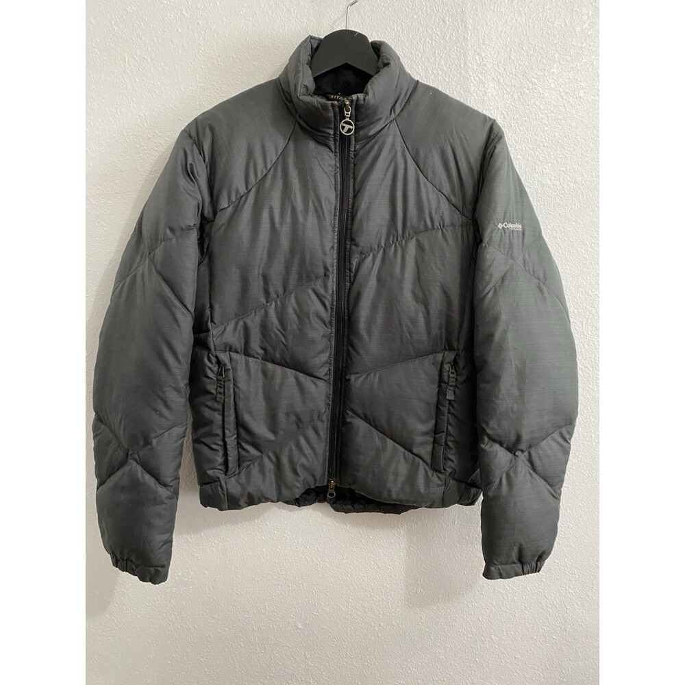 Columbia Titanium Women’s Black Goose Down Puffer Jacket M